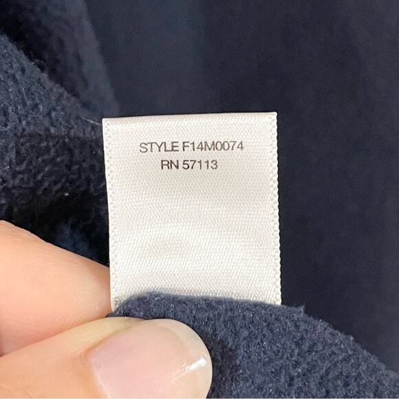 Easter Mountain Sports Men's Navy Blue 1/2 zip Fleece Pullover Size M - Picture 6 of 6